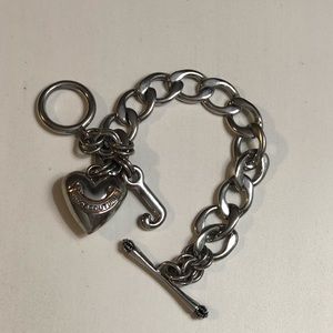 Juicy Couture Sterling Silver chain bracelet